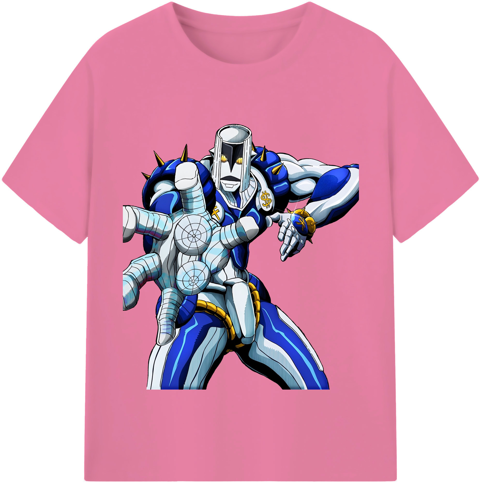 （画像用） ジョジョの奇妙な冒険 虹村億泰 にじむら おくやす JoJo's Bizarre Adventure Nijimura Okuyasu 綿100％半袖Tシャツ（フロントプリント）